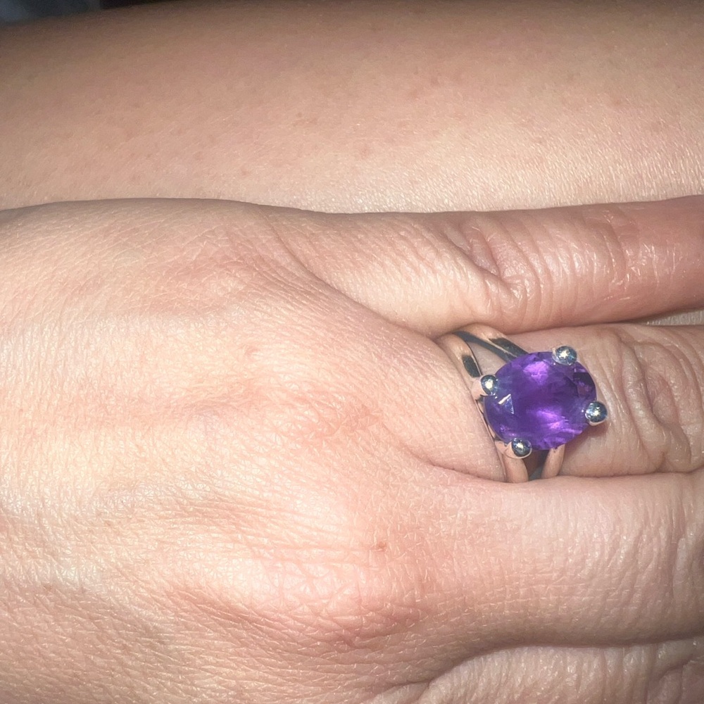 James Avery Amethyst Oval Ring - image 2